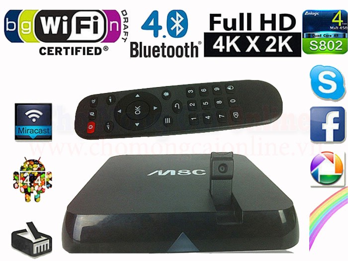  Android TV Box Camera-M8C