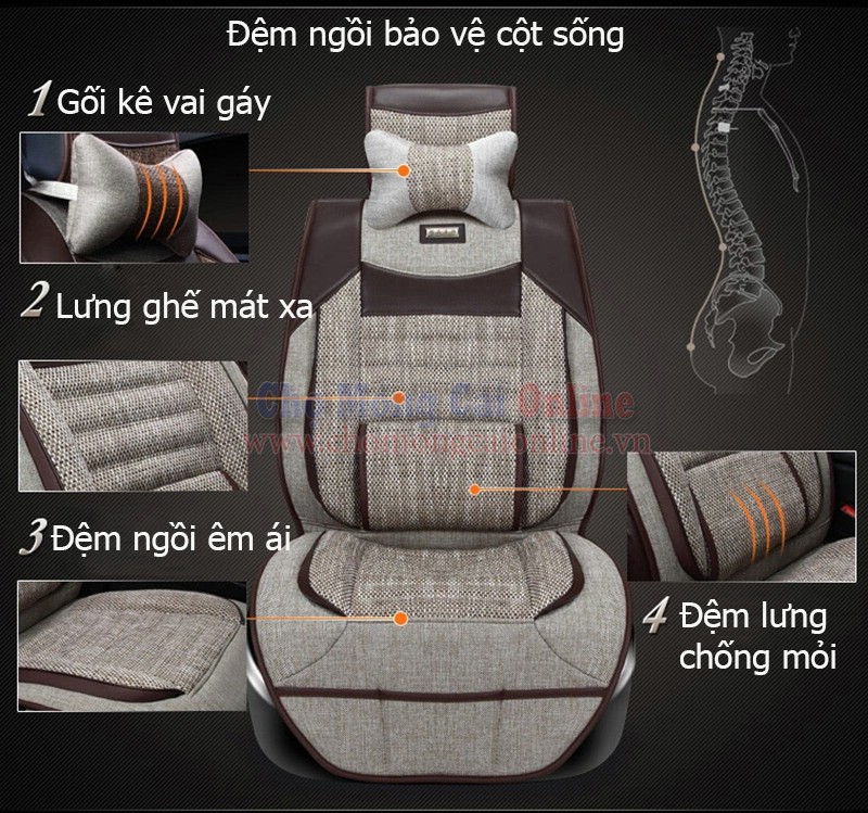 dem ghe oto cao cap dbg019 chomongcaionline (15)