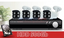 Bộ 4 Camera quan sát HD