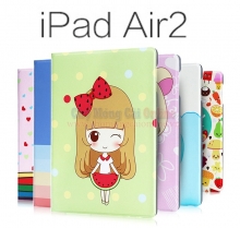 Bao da ipad6/ ipad air2 họa tiết hoạt hình