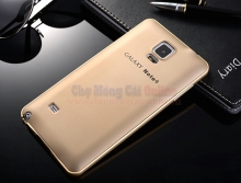 Ốp lưng da viền kim loại dành cho Samsung Galaxy Note 4